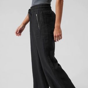 Athleta Cabo Linen Wide Leg Pant